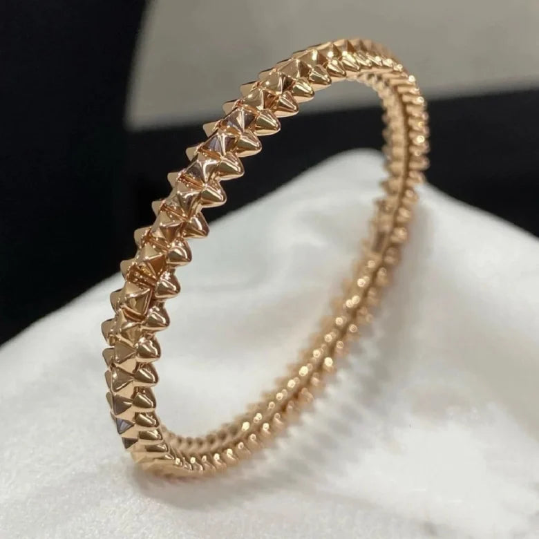 Clash De Gold and Rose Gold Bracelet