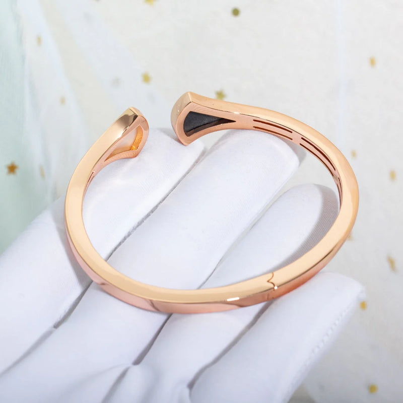 AUSSIE BRACELET OPEN PINK GOLD