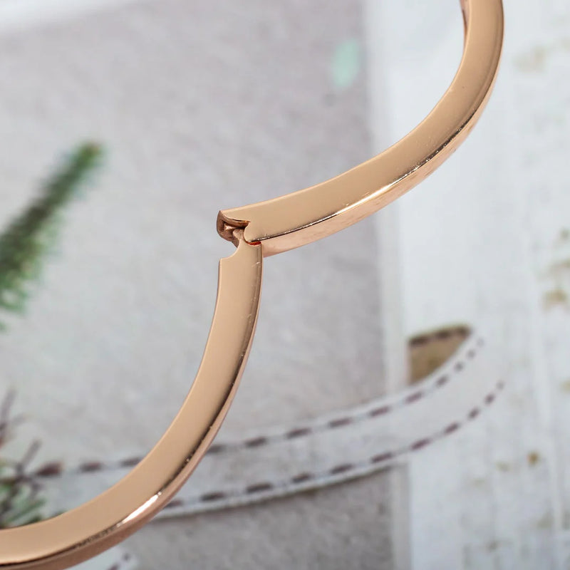 AUSSIE BRACELET OPEN PINK GOLD