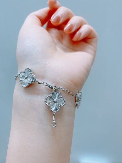 Clover Bracelet 925 Sterling Silver