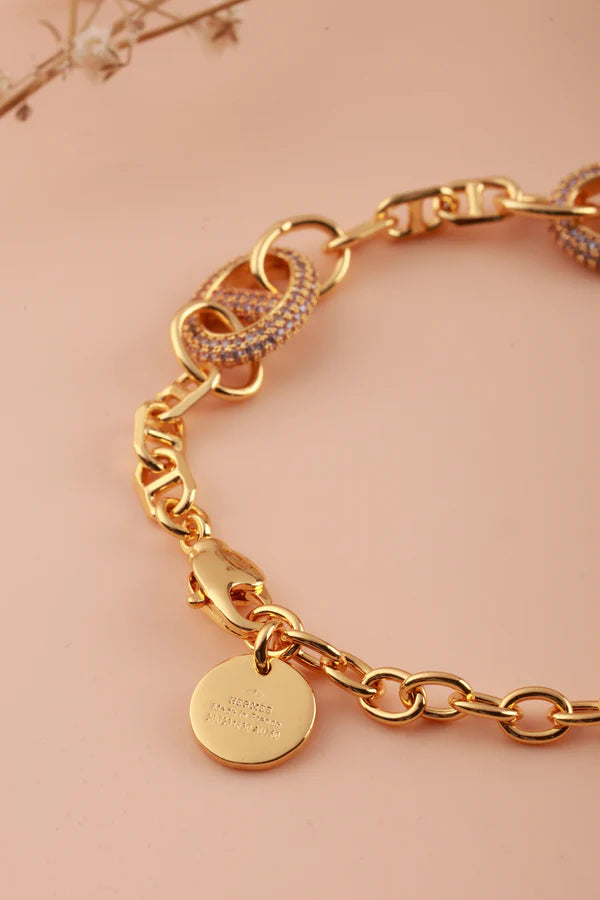 Gold Charm Bracelet