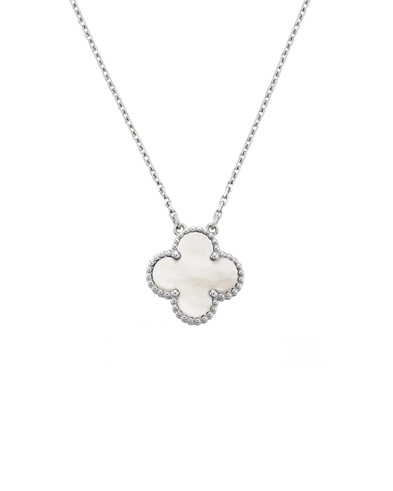 Collier Capri élégant en plaqué or 18 carats et rhodium