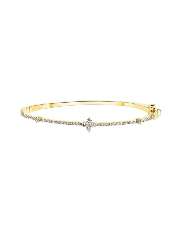 Bracelet jonc diadème en or