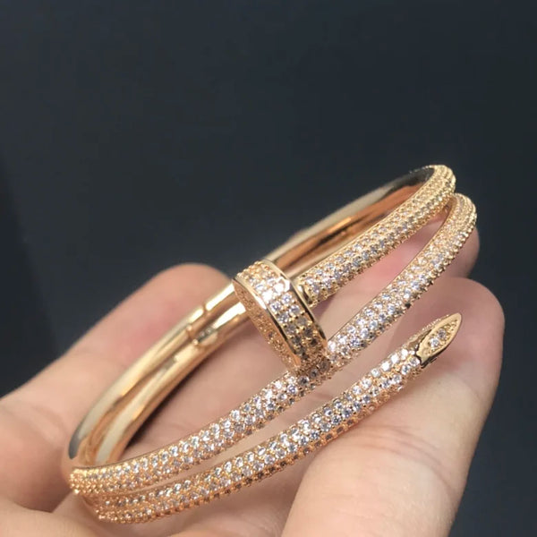 BRACELET JUSTE UN CLOU, Diamants,Disponible en trois coloris