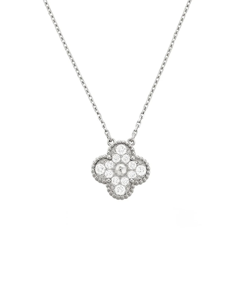 Collier élégant en cristal Capri plaqué or 18 carats