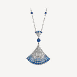 Collier Verdant – Malachite et diamant sur argent plaqué or