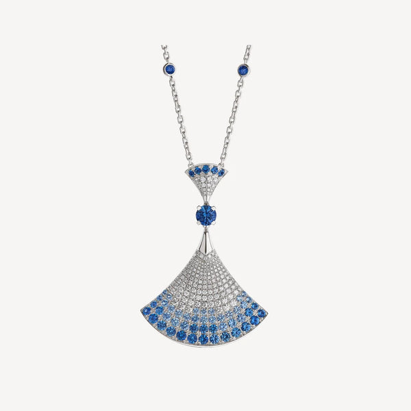 Collier Verdant – Malachite et diamant sur argent plaqué or