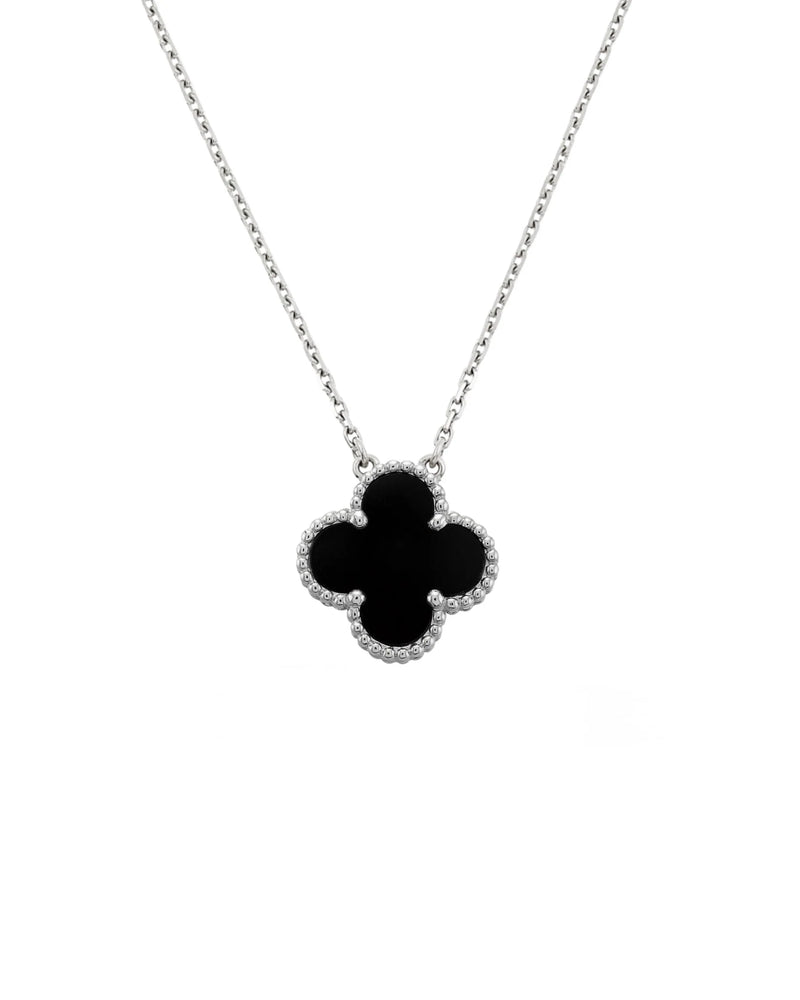 Collier Capri élégant en plaqué or 18 carats et rhodium