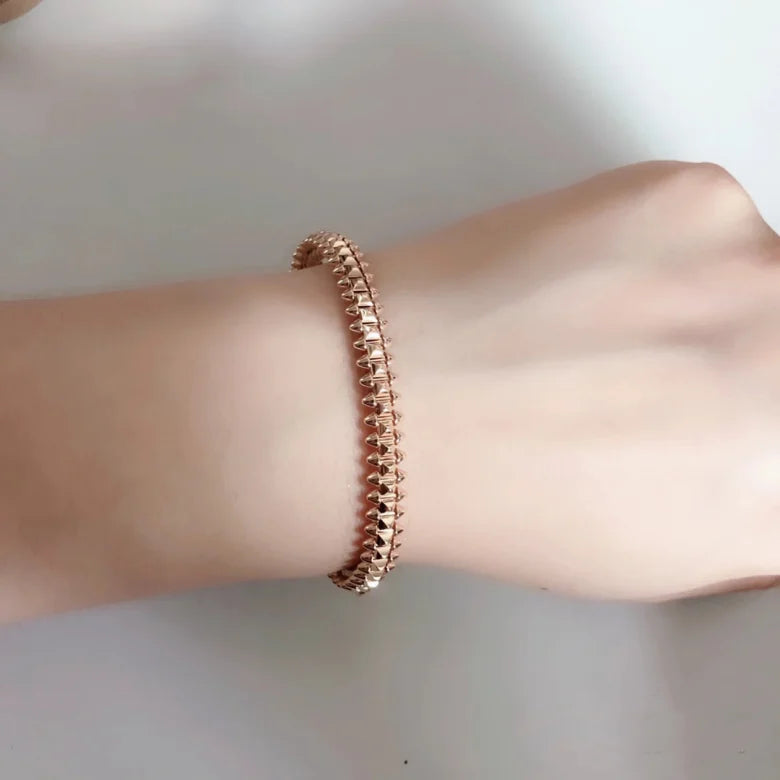 Clash De Gold and Rose Gold Bracelet