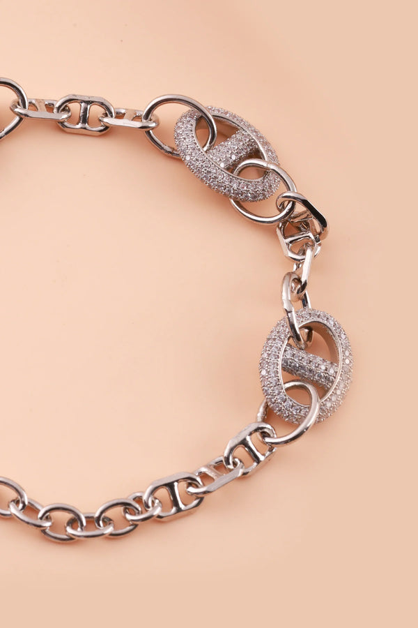 Silver Charm Bracelet