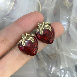 Boucles d'oreilles élégantes à clous avec lettre GG – Plaqué or minimaliste Luxe Code 1333