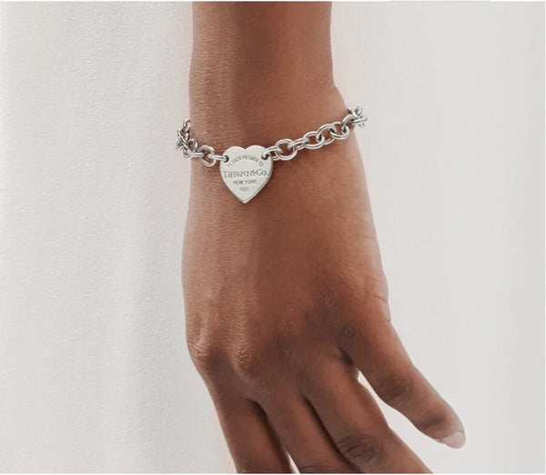 Bracelet étiquette coeur