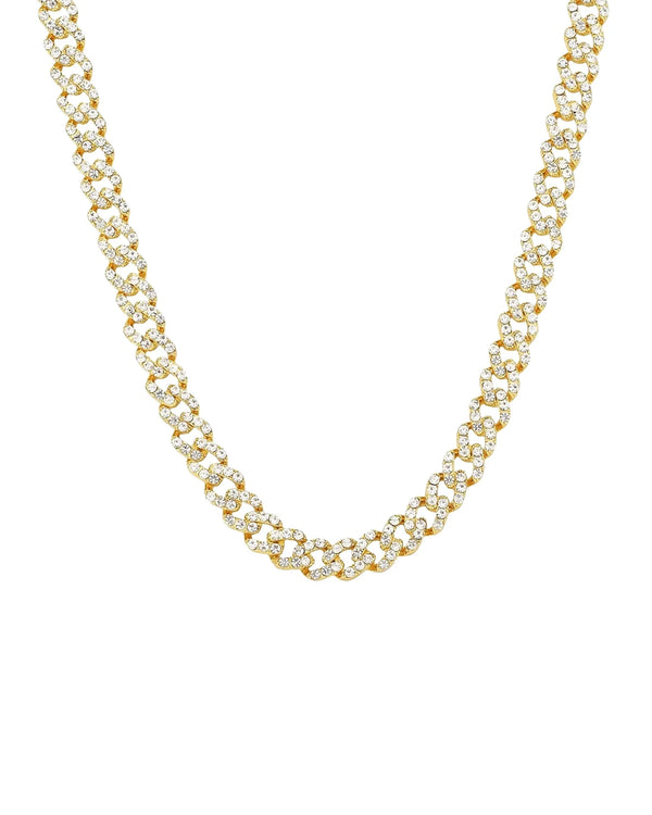 Collier Paris Link en or et argent sterling plaqué 18 carats