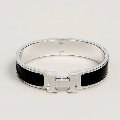 H bracelet, Black Enamel, Three Color