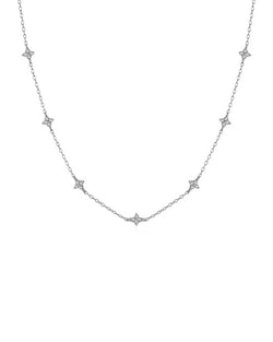 Collier Kali en argent sterling 925 plaqué rhodium
