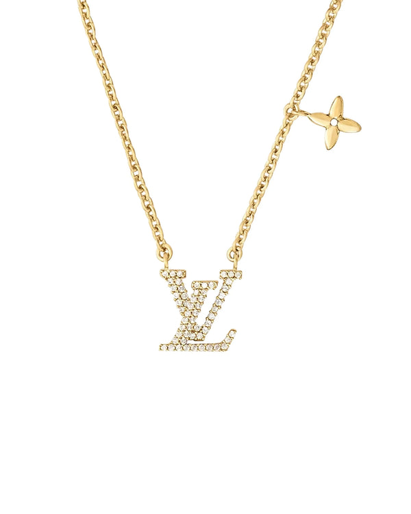 Leya Necklace Gold with Zirconia Crystals 18k Plated