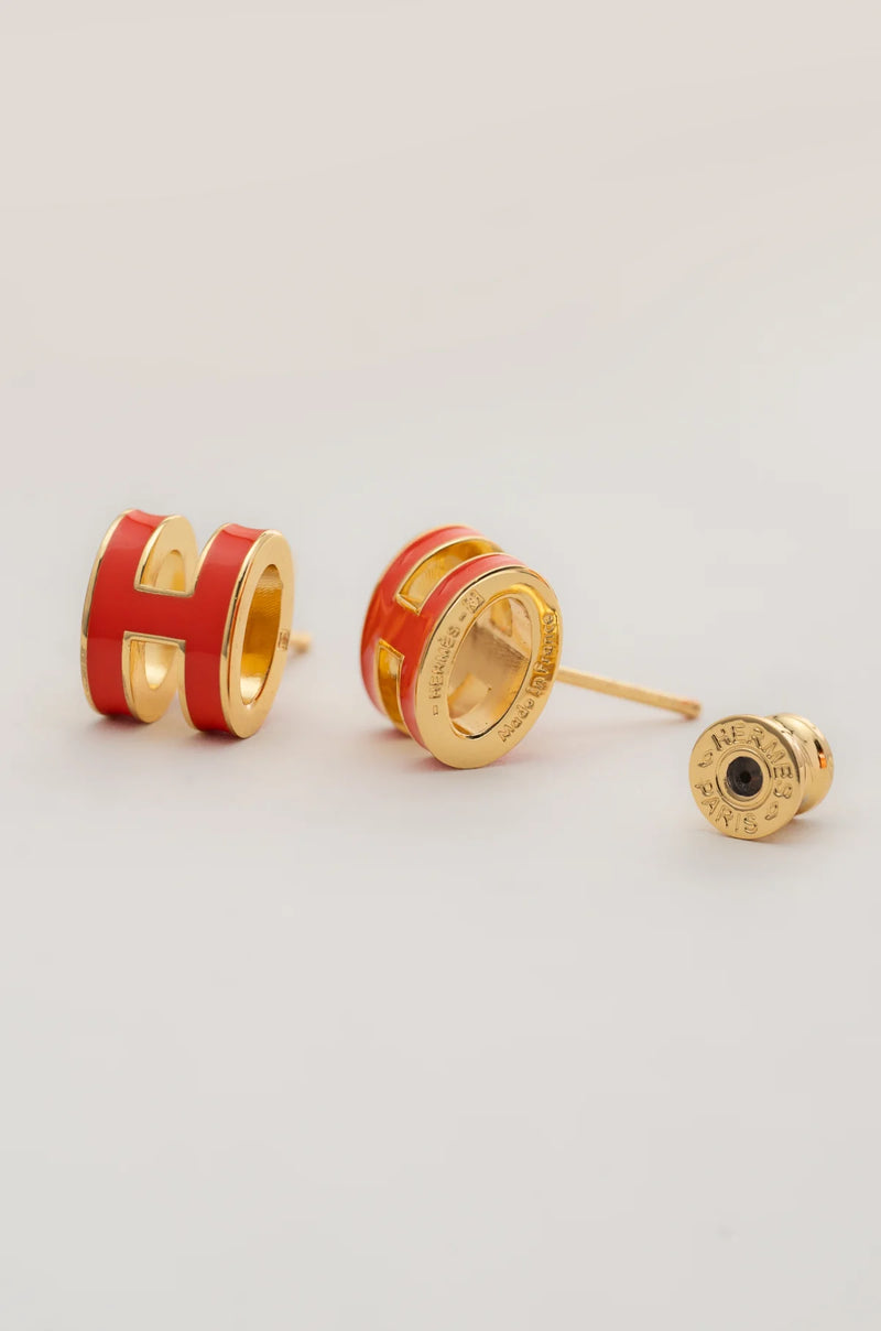 Clous d'oreilles de luxe White Barrel