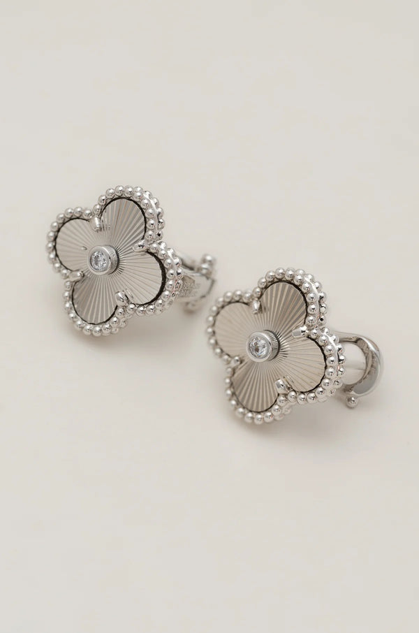 Silver Radiance Studs