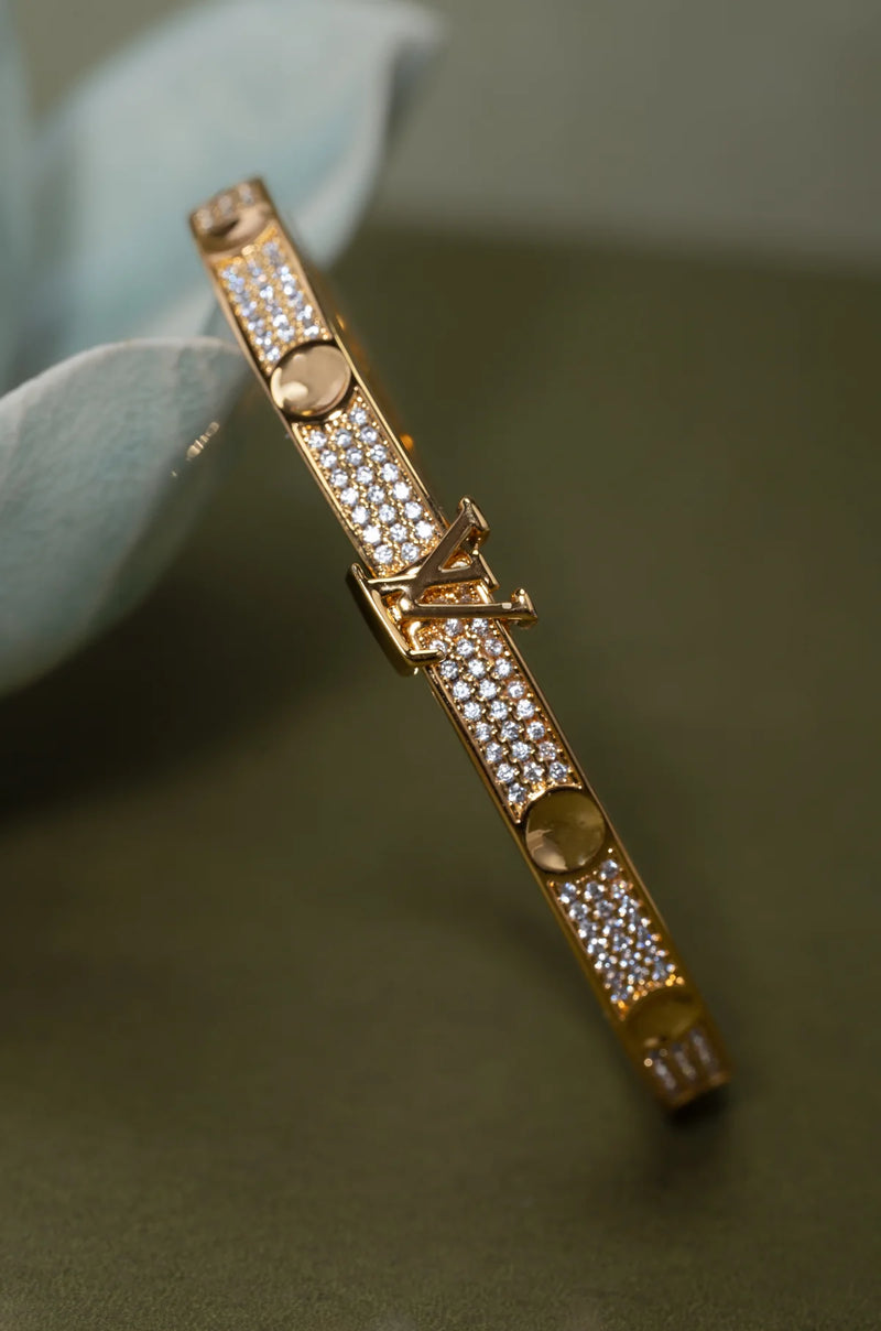 Bracelet Elvy en or scintillant