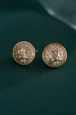 Clous d'oreilles Golden Radiance