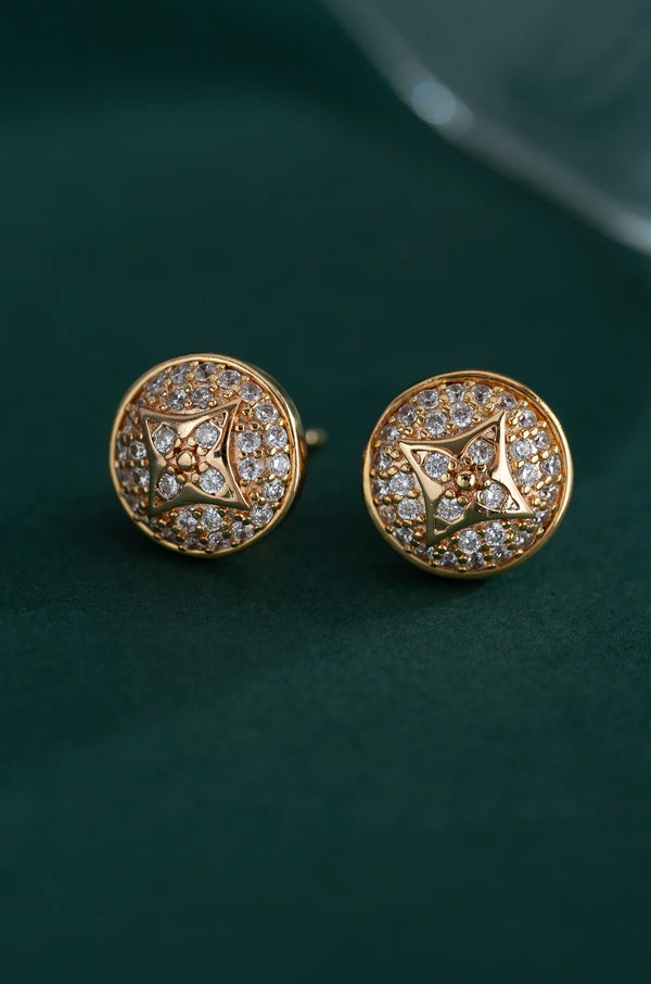 Clous d'oreilles Golden Radiance