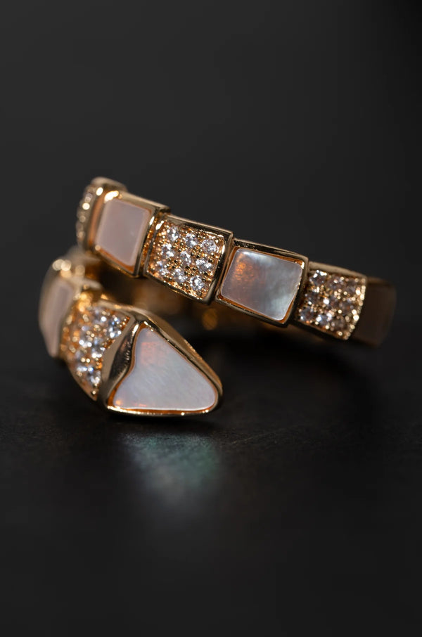 Radiant Snake Ring