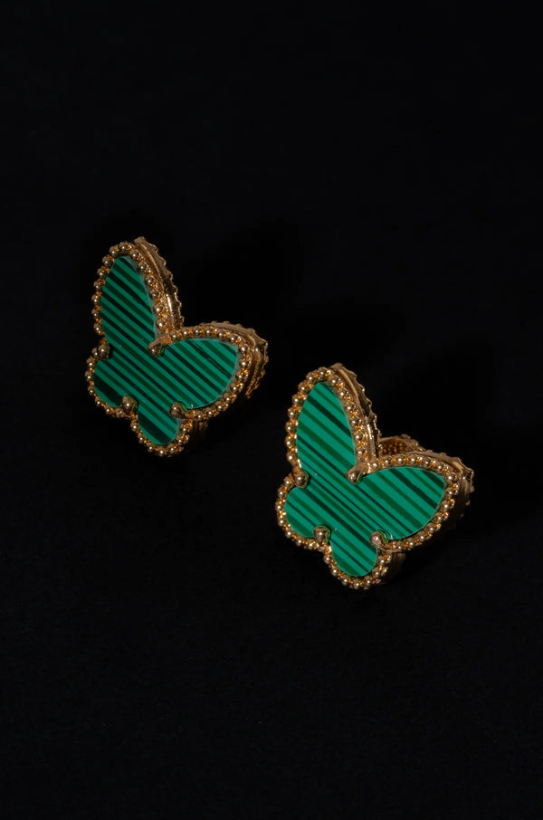 Clous d'oreilles Meadow Glow Green