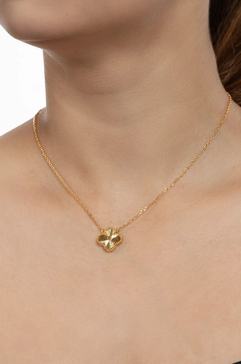 Collier Golden Flora
