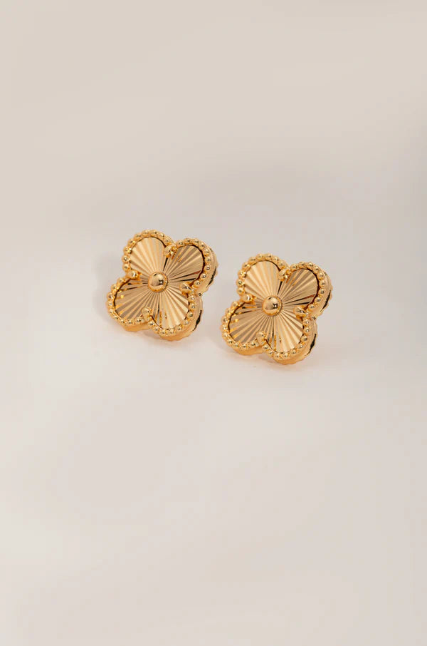 Clous d'oreilles Golden Magic Flora