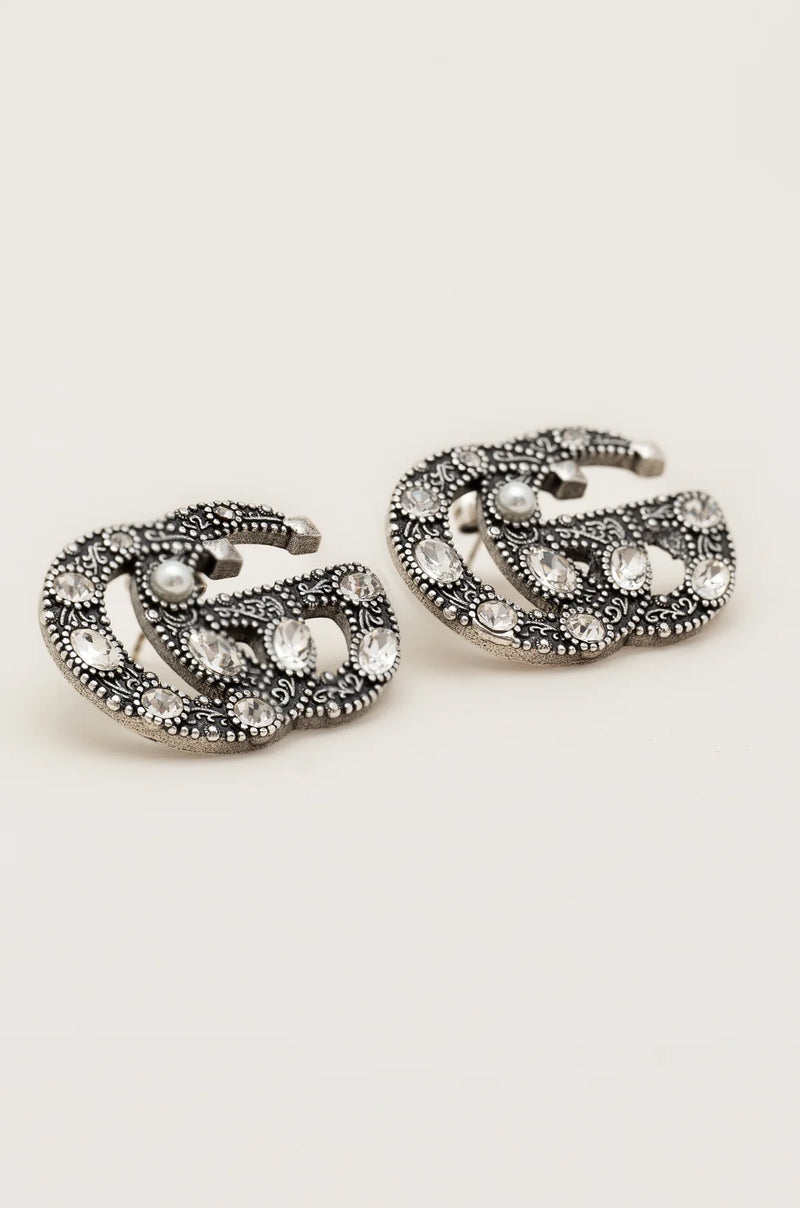 Clous d'oreilles Crystal Mark