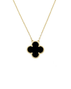 Collier Capri élégant en plaqué or 18 carats et rhodium