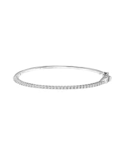 Bracelet Saski en argent avec cristaux de zircone pour l'élégance