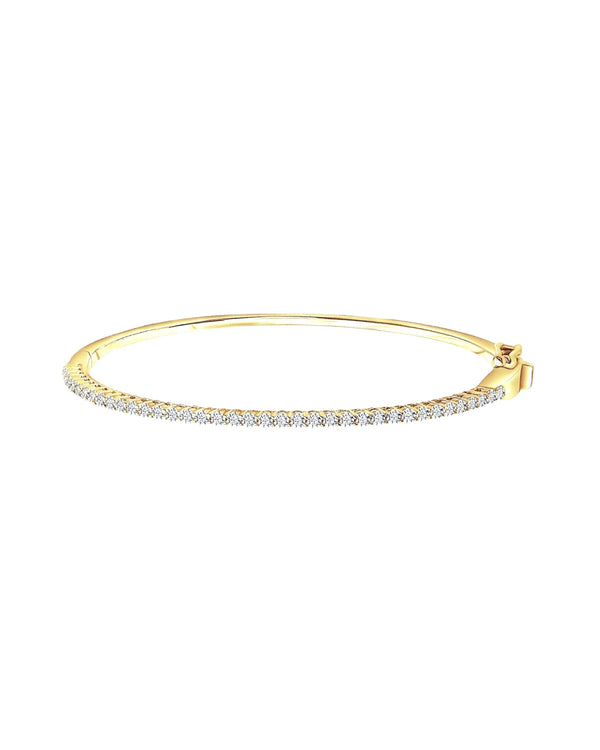 Bracelet Saski en or plaqué 18 carats et cristaux de zircone
