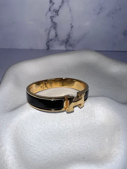 Bracelet Hazel Noir et Or
