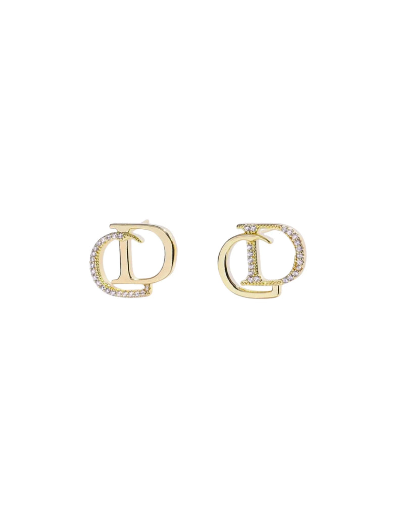 Boucles d'oreilles CD en or
