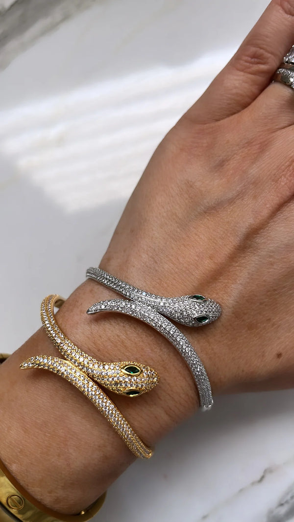 Le bracelet serpent Bling