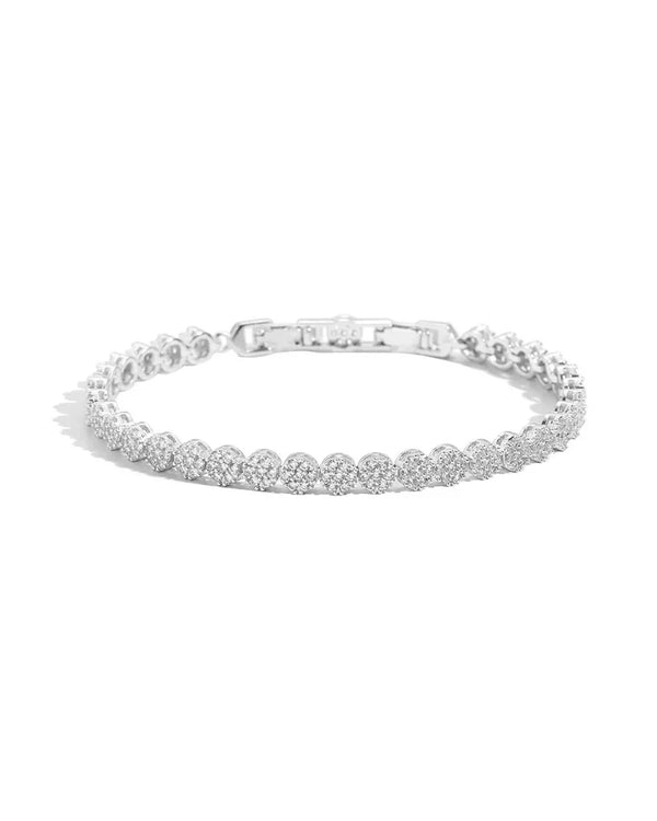 Bracelet Amelia avec breloque en cristaux de zircone 5A