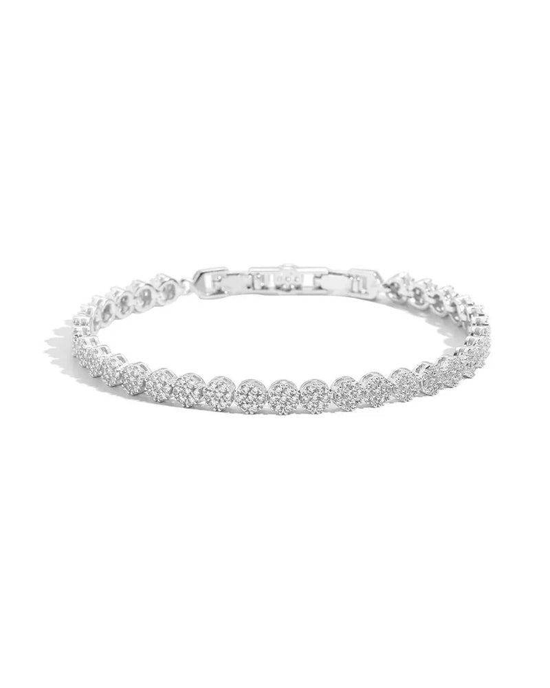 Bracelet Amelia avec breloque en cristaux de zircone 5A