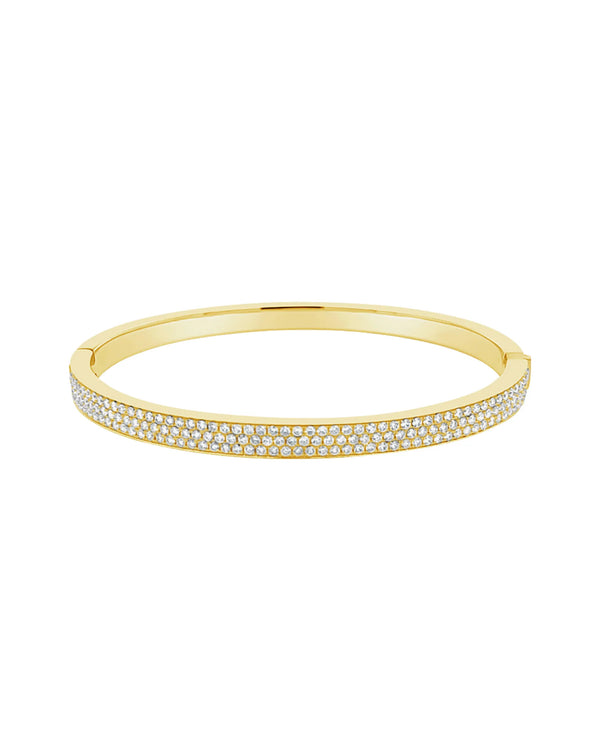 Bracelet Lolita en or plaqué 18 carats et cristaux de zircone