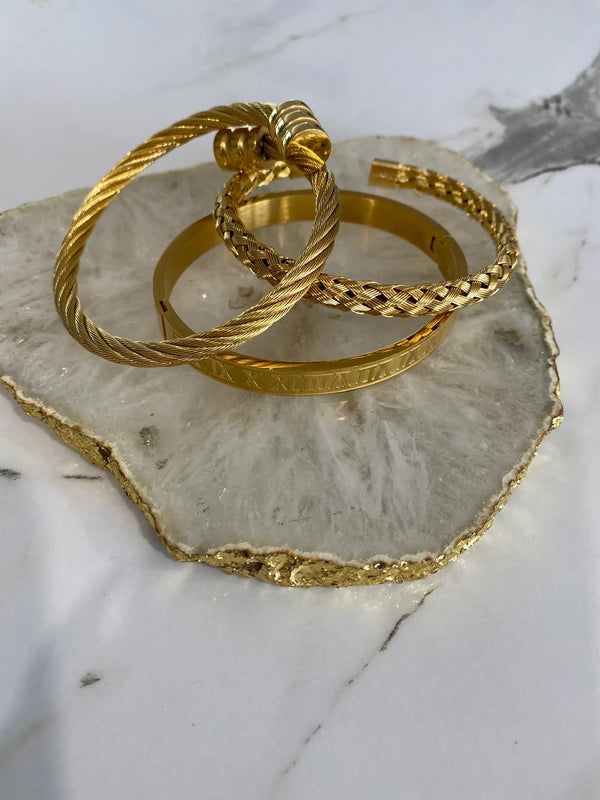 Bracelets torsadés romains