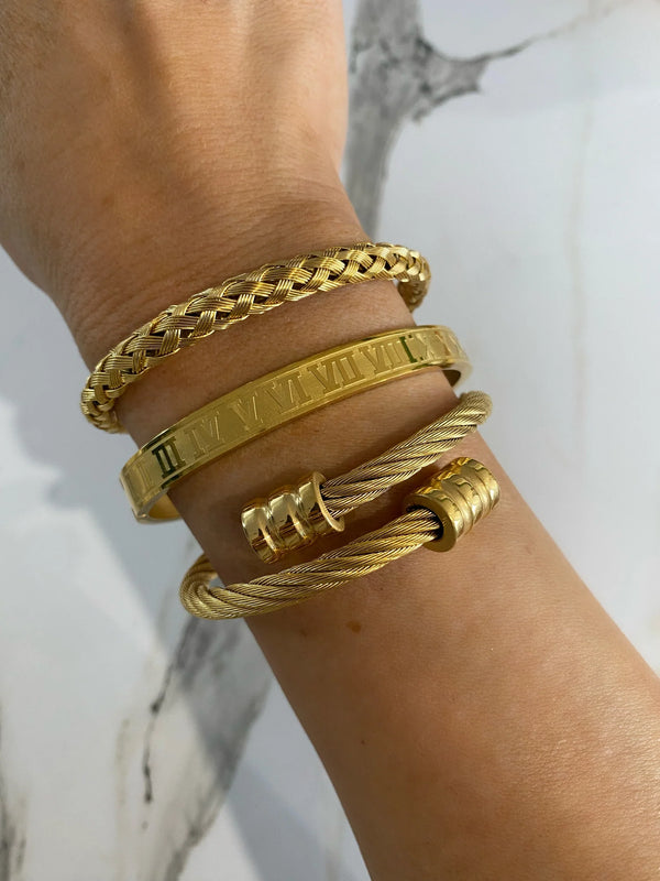 Bracelets torsadés romains