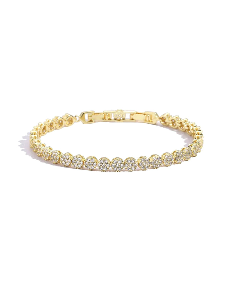 Bracelet Amelia avec breloque en cristaux de zircone 5A