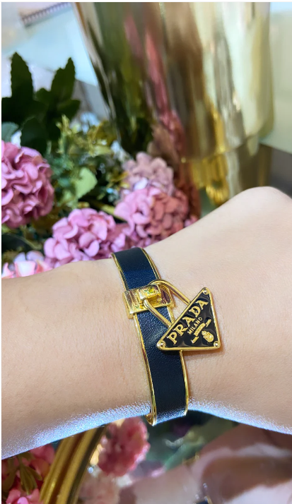 Bracelet manchette Pra noir 