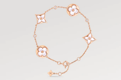 Flower Multi-Motif Bracelet Gold