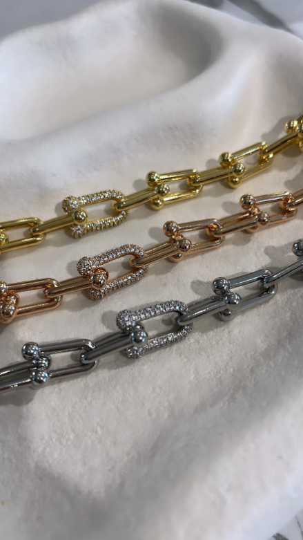 Diamond link Bracelet