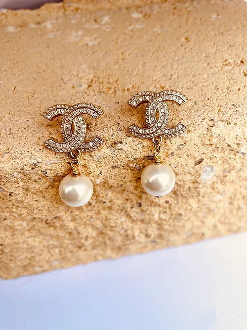 Boucles d'oreilles en or et perles Sofia