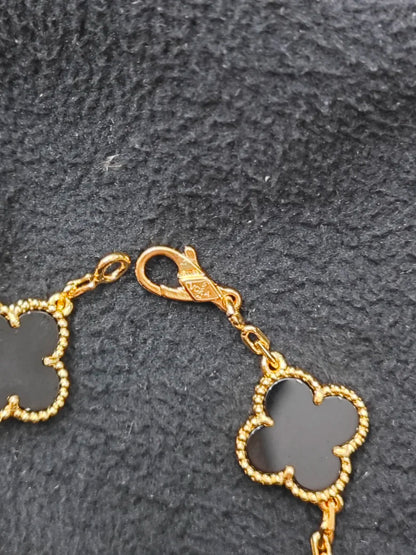 Gold Clover Bracelet