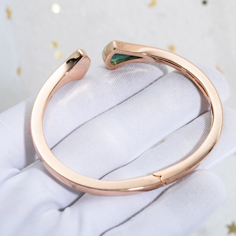 AUSSIE BRACELET OPEN PINK GOLD