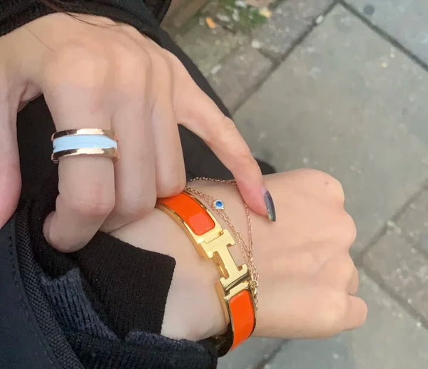 Bracelet H Clic, or