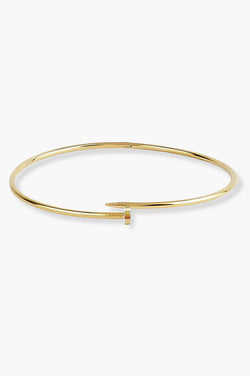 Collier ras du cou clou 2.0 doré